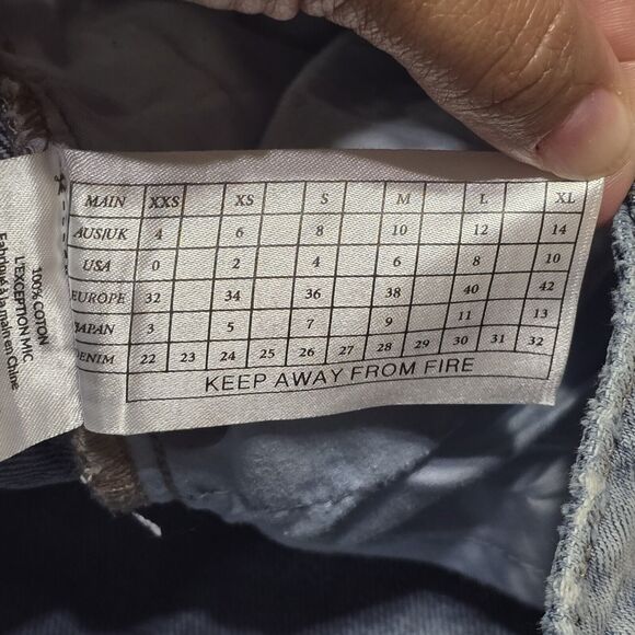 One x One Teaspoon Light Wash High Waist Freebird Zipper Ankle Jeans, Sz 26 - Picture 8 of 12